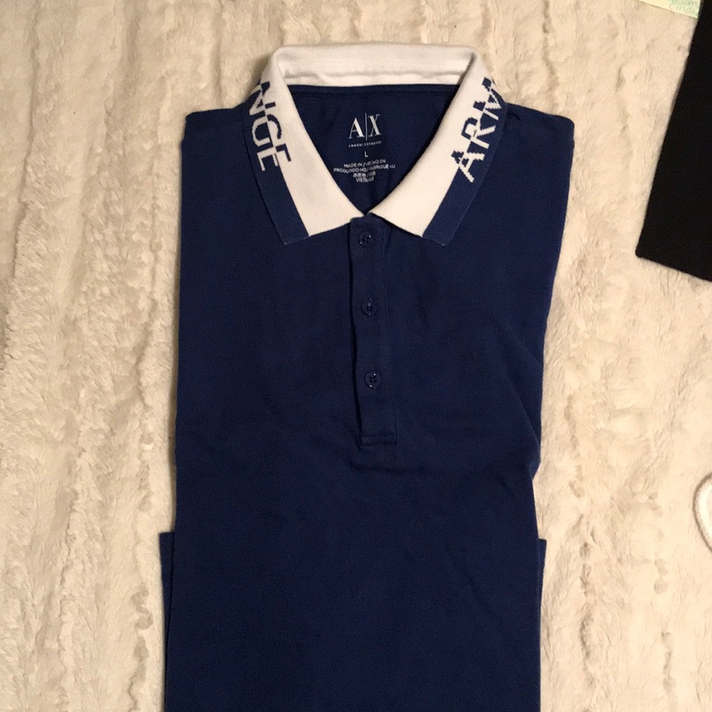 Blue polo